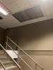 This multistory stairwell has an automatic damper that is integrated with the engineered smoke control system.