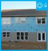 Right – Structural insulated sheathing can provide racking strength (lateral load resistance), and serve as an air barrier and thermal barrier if installed according to manufacturer’s specifications with taped, sealed seams