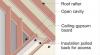 Balloon-framed walls have no top plate to prevent air flow into wall cavity