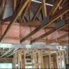 Raised ceiling duct chase installation technique