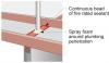 Seal all drywall-to-top plate seams and penetrations at the attic floor