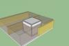Install a sealed enclosure over a non-IC rated recessed light fixture to air-seal the can and to prevent insulation from touching the recessed can light.