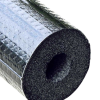 This pipe insulation for air conditioner and heat pump refrigerant lines comes with an integrated UV-resistant vapor barrier layer for protection against the sun and harsh weather.