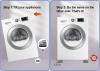 Vibration pads can be installed under the corners of the clothes washer for quieter operation.