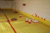 Any holes through the vapor barrier installed over the basement floor slab are thoroughly sealed as part of the foundation water barrier system.
