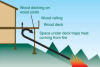 Wood decks that extend over vegetated slopes are very vulnerable to ignition by approaching wildfires.
