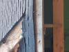 Wrong - Roof is missing metal drip edge to cover the edge of OSB roof decking, roof underlayment should be trimmed back, and asphalt shingles are poorly installed.
