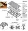 A raised wood pier foundation can raise the subfloor above the design flood elevation.