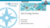 High Performance Zero Energy Home Design